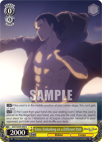 Eren: Embarking on a Different Path - AOT/SX04-E006 - Rare available at 401 Games Canada