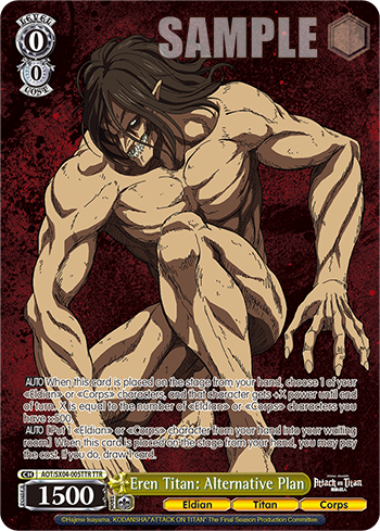 Eren Titan: Alternative Plan - AOT/SX04-E005TTR - TTR available at 401 Games Canada