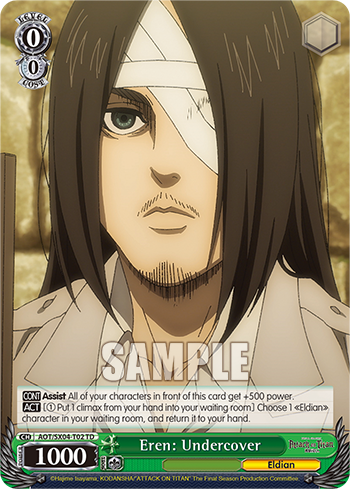 Eren: Undercover - AOT/SX04-ET02 - TD available at 401 Games Canada