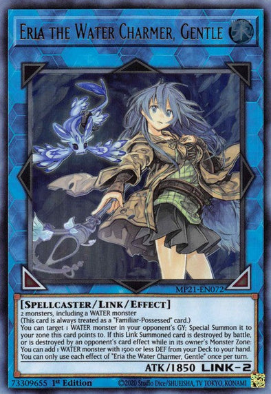 Eria the Water Charmer, Gentle - MP21-EN072 - Ultra Rare - 1st Edition available at 401 Games Canada