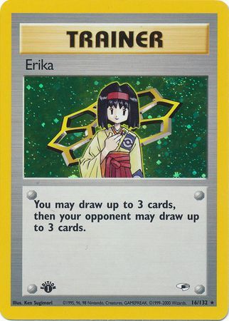 Erika - 16/132 - Holo - 1st Edition available at 401 Games Canada