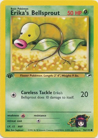 Erika's Bellsprout - 76/132 - Common - 1st Edition available at 401 Games Canada