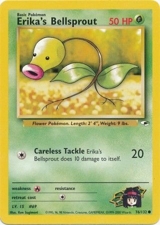 Erika's Bellsprout - 76/132 - Common - Unlimited available at 401 Games Canada