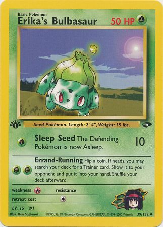 Erika's Bulbasaur - 39/132 - Uncommon - 1st Edition available at 401 Games Canada