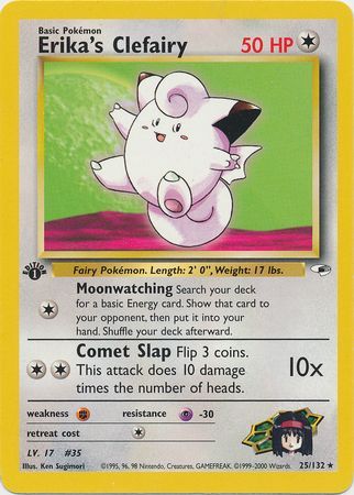 Erika's Clefairy - 25/132 - Rare - 1st Edition available at 401 Games Canada