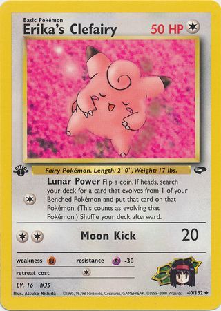 Erika's Clefairy - 40/132 - Uncommon - 1st Edition available at 401 Games Canada