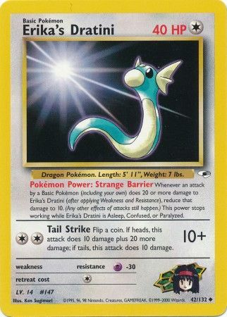 Erika's Dratini - 42/132 - Uncommon - Unlimited available at 401 Games Canada