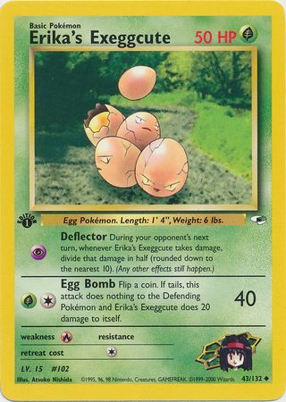 Erika's Exeggcute - 43/132 - Uncommon - 1st Edition available at 401 Games Canada