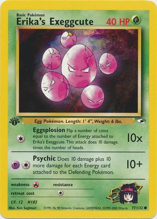 Erika's Exeggcute - 77/132 - Common - 1st Edition available at 401 Games Canada