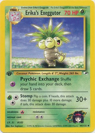 Erika's Exeggutor - 44/132 - Uncommon - 1st Edition available at 401 Games Canada