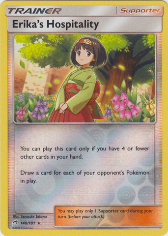 Erika's Hospitality - 140/181 - Holo Rare - Reverse Holo available at 401 Games Canada