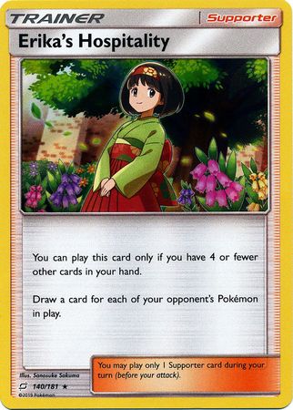 Erika's Hospitality - 140/181 - Holo Rare available at 401 Games Canada