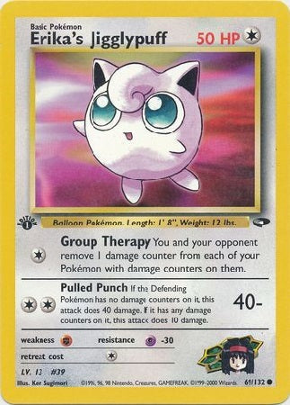 Erika's Jigglypuff - 69/132 - Common - 1st Edition available at 401 Games Canada