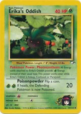 Erika's Oddish - 47/132 - Uncommon - Unlimited available at 401 Games Canada
