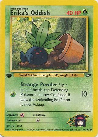 Erika's Oddish - 70/132 - Common - 1st Edition available at 401 Games Canada