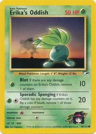 Erika's Oddish - 78/132 - Common - Unlimited available at 401 Games Canada