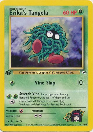 Erika's Tangela - 79/132 - Common - 1st Edition available at 401 Games Canada