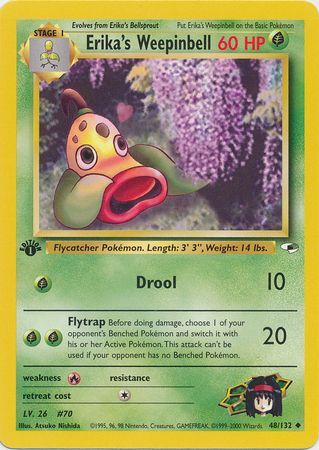 Erika's Weepinbell - 48/132 - Uncommon - 1st Edition available at 401 Games Canada