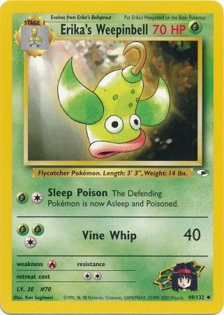 Erika's Weepinbell - 49/132 - Uncommon - Unlimited available at 401 Games Canada