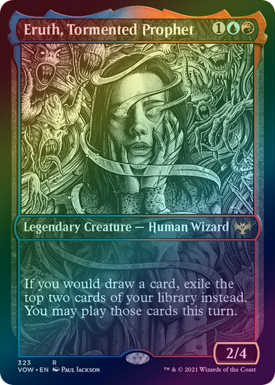 401 Games Canada - Eruth, Tormented Prophet - Eternal Night Showcase (Foil) (VOW) 401 Games Canada - Eruth, Tormented Prophet - Eternal Night Showcase (Foil) (VOW)