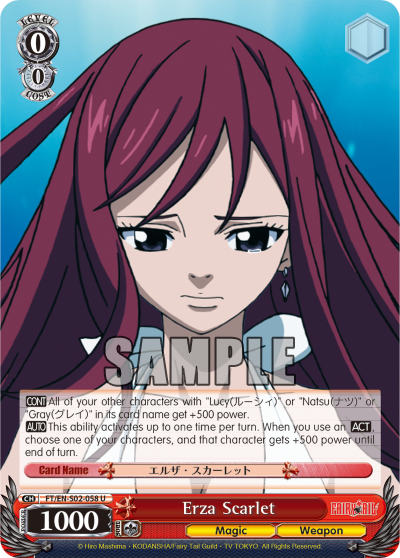 Erza Scarlet - FT/EN-S02-058 - Uncommon available at 401 Games Canada