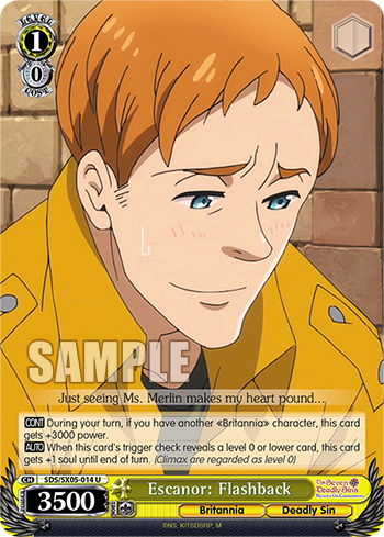 Escanor: Flashback - SDS/SX05-E014 - Uncommon available at 401 Games Canada