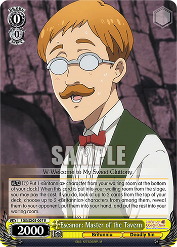 Escanor: Master of the Tavern - SDS/SX05-E007 - Rare available at 401 Games Canada