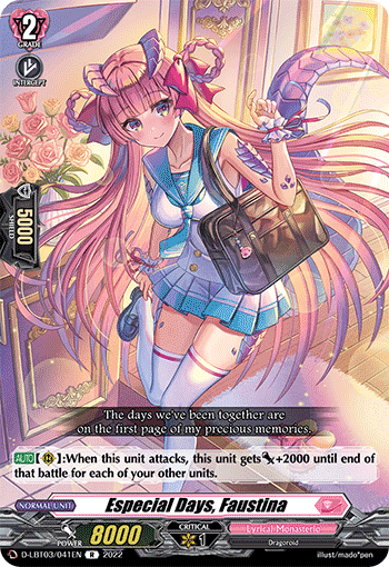 Especial Days, Faustina - D-LBT03/041 - Rare available at 401 Games Canada