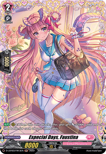 Especial Days, Faustina - D-LBT03/FR13 - Frame Rare available at 401 Games Canada
