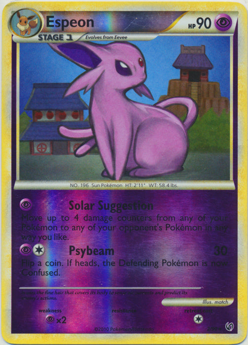 Espeon - 2/90 - Holo Rare - Reverse Holo available at 401 Games Canada