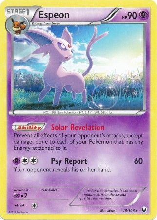 Espeon - 48/108 - Rare available at 401 Games Canada