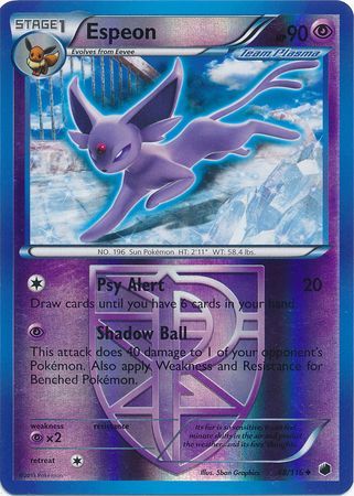 Espeon - 48/116 - Uncommon - Reverse Holo available at 401 Games Canada