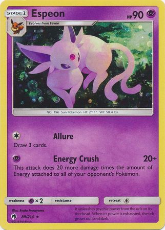 Espeon - 89/214 - Alternate Holo - Promo available at 401 Games Canada