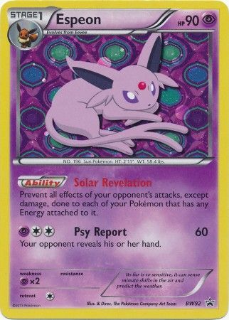 Espeon - BW92 - Holo Promo available at 401 Games Canada