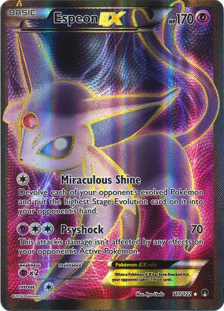 Espeon EX - 117/122 - Full Art Ultra Rare available at 401 Games Canada