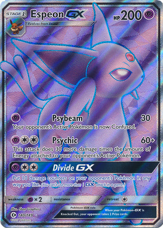 Espeon GX - 140/149 - Full Art Ultra Rare available at 401 Games Canada