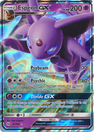 Espeon GX - 61/149 - Ultra Rare available at 401 Games Canada