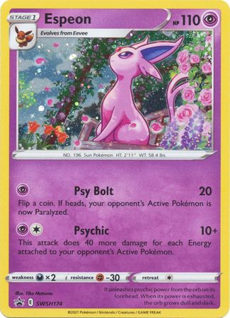 Espeon - SWSH174 - Holo Promo available at 401 Games Canada