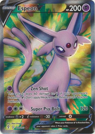 Espeon V - 179/203 - Full Art Ultra Rare available at 401 Games Canada