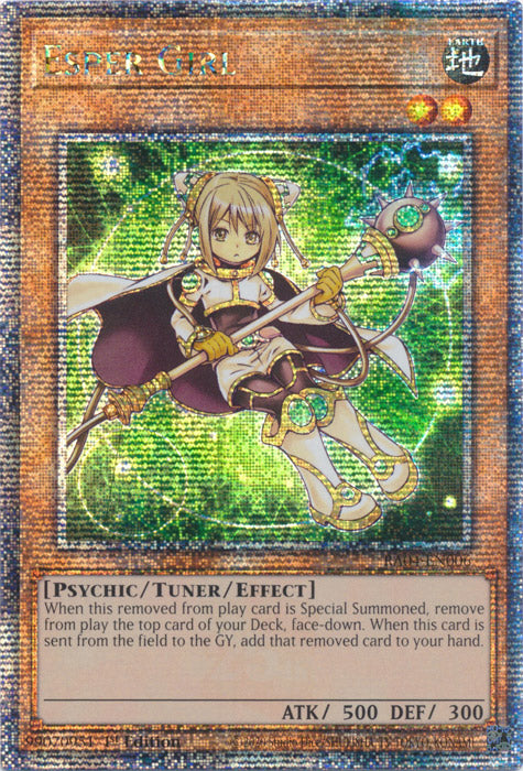 Esper Girl - RA04-EN006 - Quarter Century Secret Rare - 1st Edition