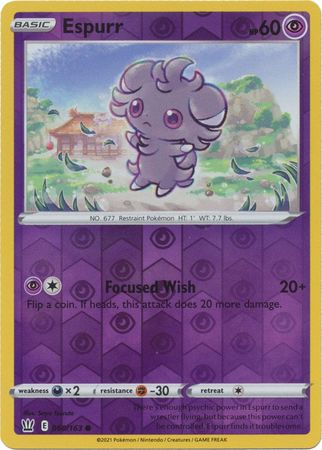 Espurr - 060/163 - Common - Reverse Holo available at 401 Games Canada