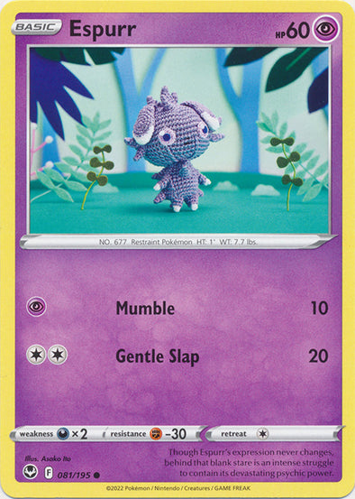 Espurr - 081/195 - Common available at 401 Games Canada