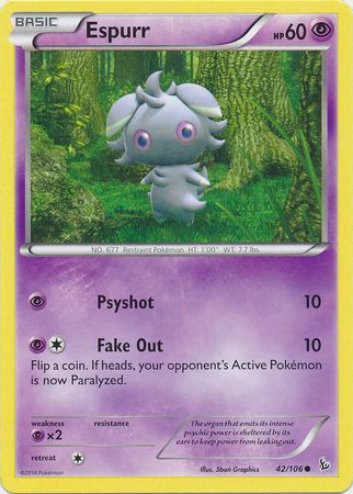 Espurr - 42/106 - Common available at 401 Games Canada