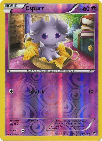 Espurr - 58/122 - Common - Reverse Holo available at 401 Games Canada