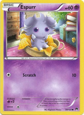 Espurr - 58/122 - Common available at 401 Games Canada