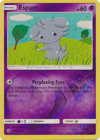Espurr - 59/147 - Common - Reverse Holo available at 401 Games Canada