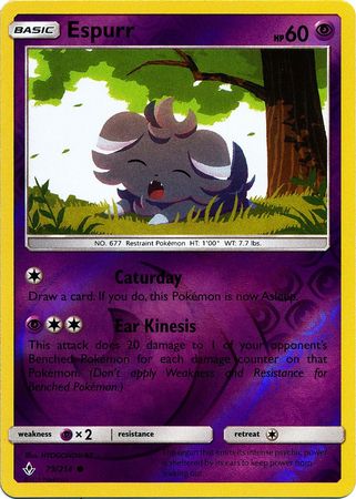 Espurr - 79/214 - Common - Reverse Holo available at 401 Games Canada