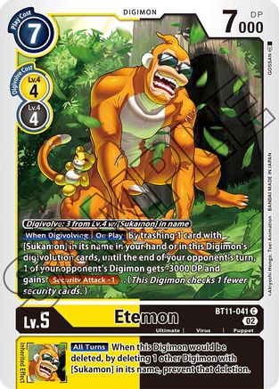 Etemon - BT11-041 - Common available at 401 Games Canada