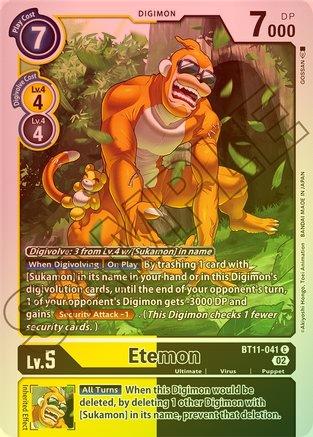 Etemon (Foil) - BT11-041 - Common available at 401 Games Canada