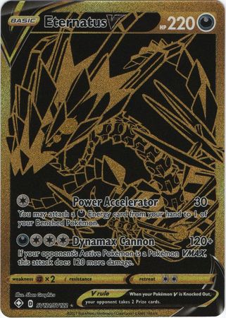 Eternatus V - SV121/SV122 - Shiny Gold Secret Rare available at 401 Games Canada